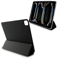 Karl Lagerfeld iPad Pro 13" kotelo Saffiano Karl & Choupette musta