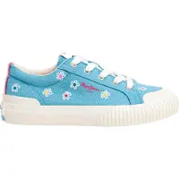 Pepe Jeans for girl. PGS30615 Ben Denim G Sneakers blue (36), Flat, Laces, Casual, children's fashion