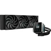 DeepCool MYSTIQUE 360, All-in-one-nesteenjäähdytin, 12 cm, Musta (R-LX750-BKDSNMP-G-1)