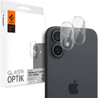 Spigen Glass tR Optik 2 Pack - crystal clear - iPhone 16/16 Plus