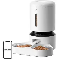 Petlibro Granary food dispenser with double bowl 5L (white)
