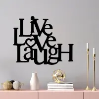 Hobby Hall Ripustettava koristelu Live-Love-Laugh, 1 kpl.