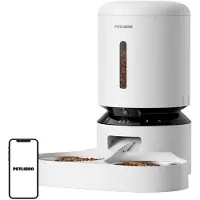 Petlibro Granary camera feed dispenser with double bowl, 5L (white)