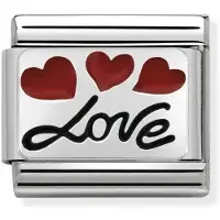Nomination Classic 330208/06 love italics balloon pala