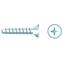 Seachoice Tasapäätyinen Napautusruuvi 152.4 Mm 50 Yksiköt