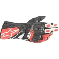 Alpinestars P-8 V3 käsineet Musta/Valkoinen/Punainen unisex, size S