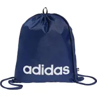 Adidas Urheilupussi 'Linear Gym' tummansininen / valkoinen