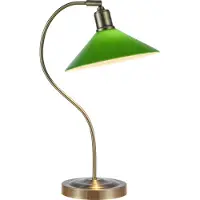 Markslöjd - Vela Pöytävalaisin 49 cm Messinki/Vihreä