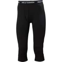 Helly Hansen Lifa Merino Midweight 3/4 Pant, mies, musta