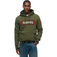 Superdry for man. M2014320A Vintage Trade Tab Hoodie Military Green (XL), Casual, Cotton