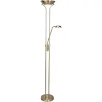 Searchlight Led uplight lattiavalaisin Mother & Child, himmennettävä, Pronssi/messinki, Olohuone/ruokailutila, Metalli, Moderni