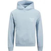 Jack & Jones Collegepaita 'JORNorrebro' vaaleansininen / valkoinen