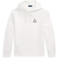 Ralph Lauren Logo Fleece Hoodie - White - XS