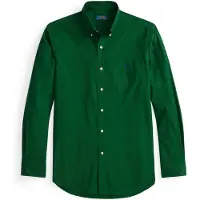 Ralph Lauren Slim Fit Stretch Poplin Shirt - Green - M