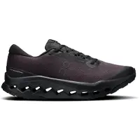 ON Men's Cloudsurfer Trail 2 Waterproof Black/Black Juoksukengät 47