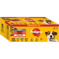 Pedigree 40x100g tuorepussit lajitelma hyytelössä (4 makua)