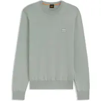 BOSS for man. 50527583 Kanovano light green jumper (L), Casual, Cotton