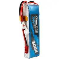 Gens ace 3000mah 7.4v 1c 2s1p Lipo Dronin Akku