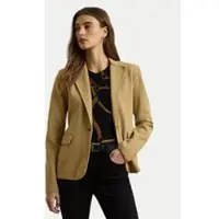 Ralph Lauren Cotton-Blend Sweater Blazer - Beige - XS