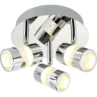 Searchlight Kohdevalaisin kattoon Bubbles, Kromi/hopea, Kylpyhuone, Metalli, Moderni