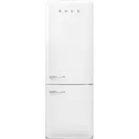 Smeg FAB38RWH6 jääkaappi/pakastin, saranointi oikealla 70 cm, valkoinen