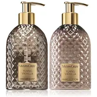 Vivian Gray Gemstone Ylang & Vanilla lahjasetti kosteuttava vaikutus