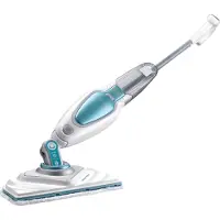 Black & Decker BLACK &amp; DECKER FSM1630-QS - Delta-pää höyrymopp - 1600 W - 4 lisäosaa - Valkoinen / Sininen