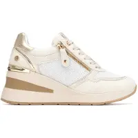 Xti for woman. 14437901-BEIGE Trainers 144379 beige (38), 3 to 5 cm, Zip, Casual
