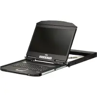 Aten – 1U Ultra Short Depth Single Rail Wide LCD Console, US (CL3700NW-ATA-AG)