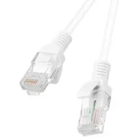 Lanberg PCU6-10CC-0100-W, 1 m, Cat6, U/UTP (UTP), RJ-45, RJ-45, Valkoinen
