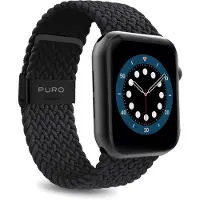 Puro Apple Watch 44-49 mm Loop ranneke (musta)