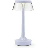 Flos Design-pöytävalaisin Bon jour unplugged, himmennettävä, Sininen, Eteinen, Synteettinen materiaali, Design