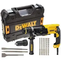 DeWalt Poravasara D25134KP-QS; SDS-PLUS; 800 W + tarvikkeet