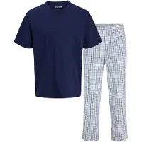 Jack & Jones Jacflorence Ss Tee And Pants Set W - Navy - S