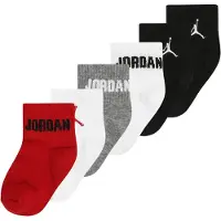 Jordan Nilkkasukat - 6 kpl - Punainen/Musta/Harmaa/Valkoinen - - 15 - Sukat