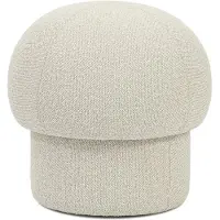 Design House Stockholm Uno Pouf 50 Cm - Cream - 50X50X47CM