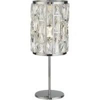 Searchlight Kristalli pöytävalaisin Bijou, Kirkas/läpinäkyvä, Olohuone/ruokailutila, Kristalli