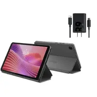 Lenovo Tab One Essentials Bundle 4GB 64GB MediaTek Helio G85 Processor 2.00 GHz , Android 14 or Later, 64 GB eMMC 5.1