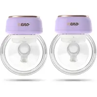NENO Sole Twin Sähkökäyttöinen Rintapumppu Hands Free, Violetti