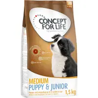 Concept for Life 4x1,5kg Medium Puppy & Junior koiranruoka