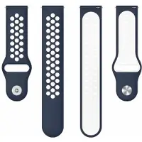 CaseOnline EBN Sport Kellon ranneke CMF Watch 3 Pro - Navy/valkoinen