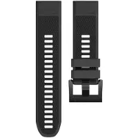 CaseOnline Urheilu kellon ranneke easyfit Garmin Quatix 8 (51mm) - Musta