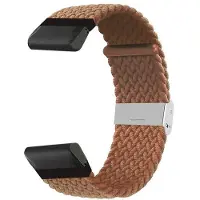 CaseOnline Punottu Kellon ranneke Garmin Quatix 8 (47mm) - Brown