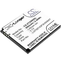 123accu ZTE X990 Akku 800 mAh