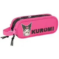 Hello Kitty Kuromi Kaksilokeroinen Penaali, Pinkki/Musta