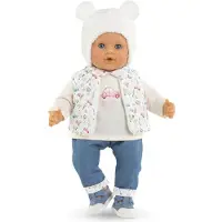 Corolle Doll Clothes Hat And Vest, 36 Cm - White - 36 CM