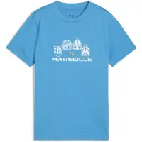 Puma Olympique De Marseille Ftblculture Tee Youth, koko 152 cm