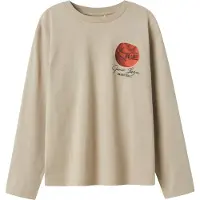 Name it Nkmlayton Ls Nreg Top Box - Beige - 146-152
