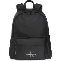 Calvin Klein Reppu 'Monologo Embroidery Dome' harmaa / musta / valkoinen
