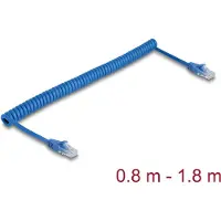 DeLOCK 90362, 1,8 m, Cat6, U/UTP (UTP), RJ-45, RJ-45, Sininen
